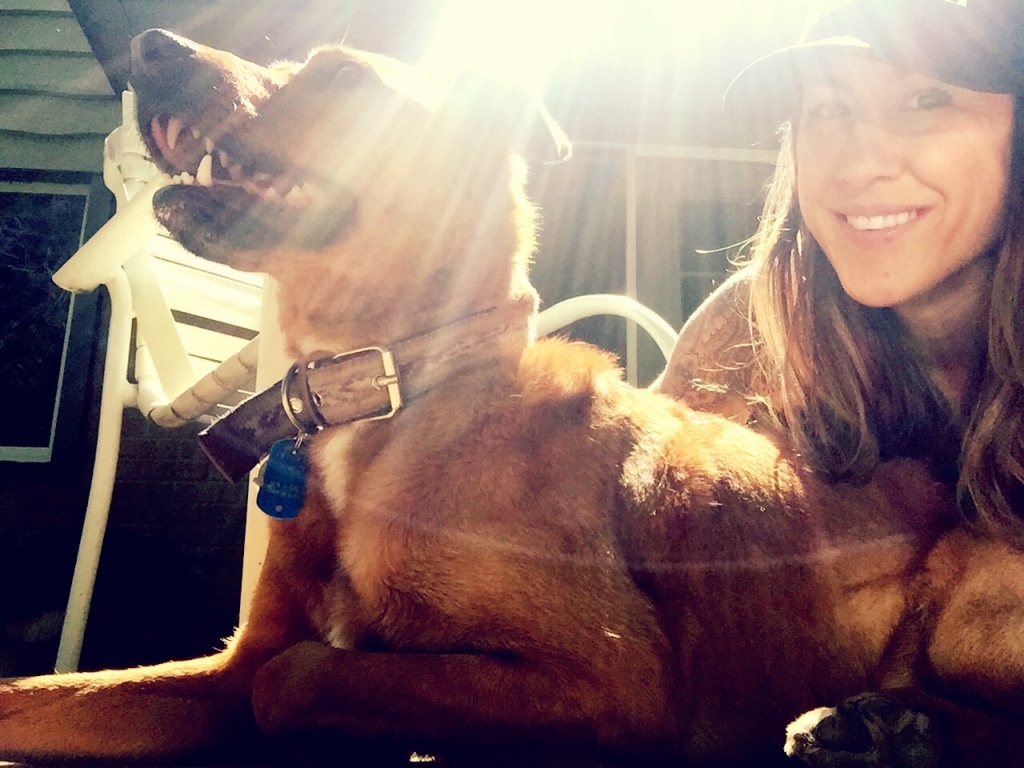 boulder acupuncturist caitlin gordon and her dog Koa