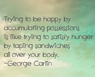 george carlin quote on letting go