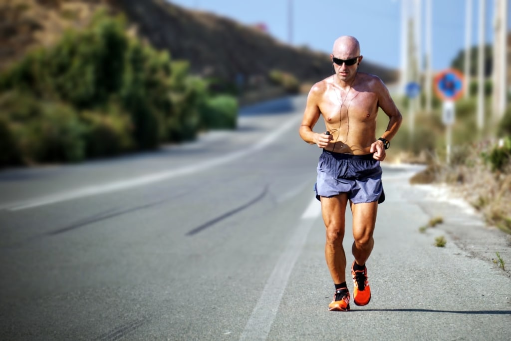 A Man Running