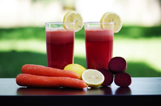 Two Glasses of Healthy Juice