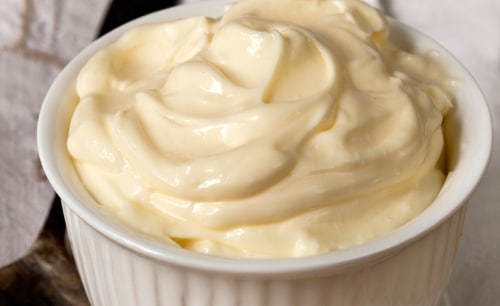 A Mayonnaise in a Bowl