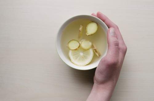 A Cup of Lemon and Ginger Tea