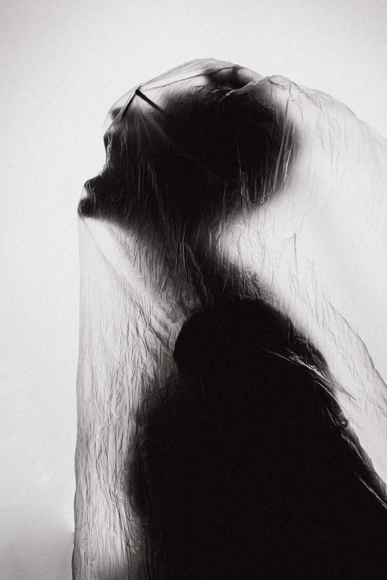Silhouette of a Man Screaming